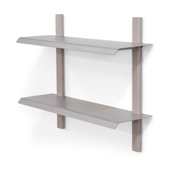 Hall-beež metallist riiul 60 cm Hola - Spinder Design-image-2