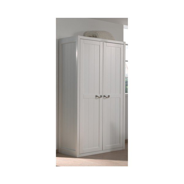 Valge laste riidekapp - Vipack Lewis, laius 100 cm-image-2