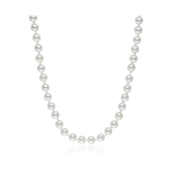 Bílý perlový náhrdelník Pearls of London, 42 cm