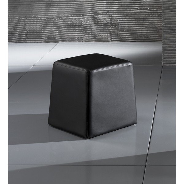 Öko-nahast must pouf Key - Tomasucci-image-1