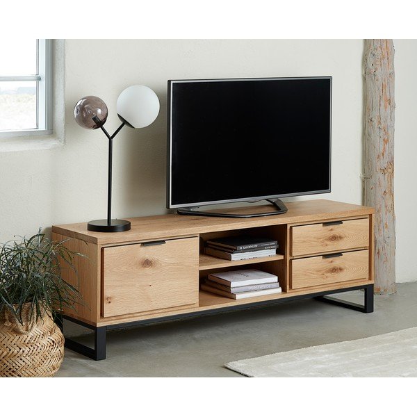 Tammepuust telerilaud naturaalses värvitoonis 170x55 cm Livorno - Unique Furniture-image-4