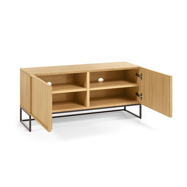 Tammespoonist TV-alus 112x51x42 cm Taiana - Kave Home-image-4