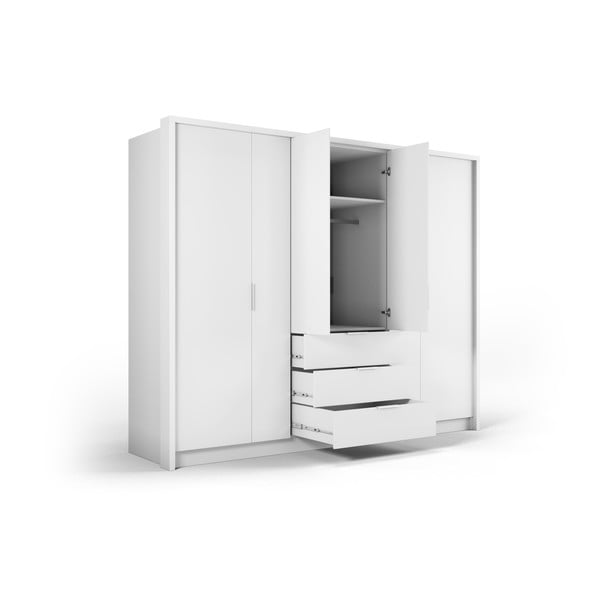 Valge riidekapp 255x217 cm Wells - Cosmopolitan Design-image-4