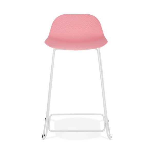 Růžová barová židle Kokoon Slade Mini, výška sedu 66 cm-image-1