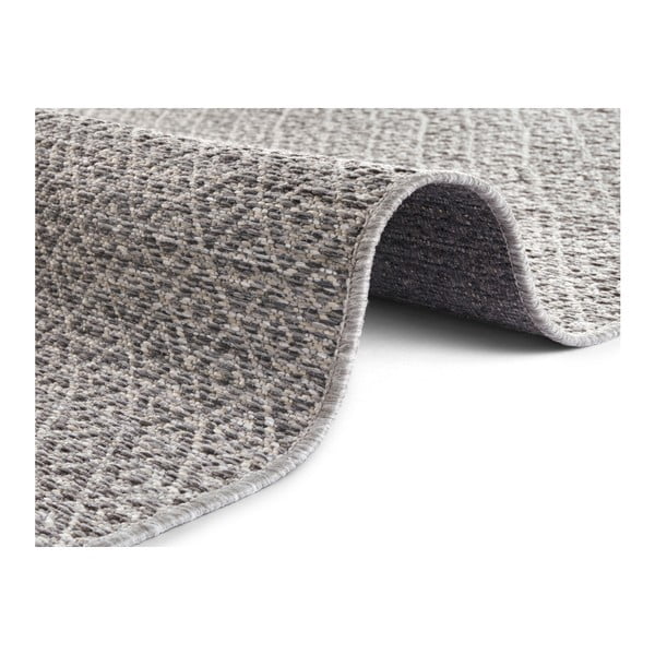 Šedý koberec vhodný i na ven Elle Decoration Bloom Croix, 200 x 290 cm-image-2