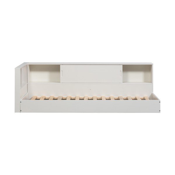 Valge männipuidust üheinimesevoodi ilma voodipõhjata 90x200 cm Carter - WOOOD-image-3