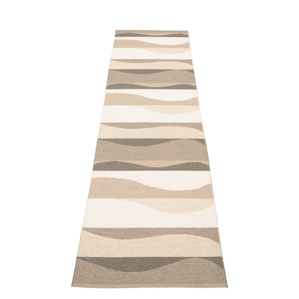 Pruun-beež sise/välisvaip 70x300 cm Urvi Earth – Pappelina-image-2