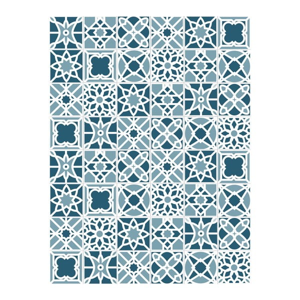 Vinylový koberec Floorart Zaragoza Azul, 100 x 133 cm