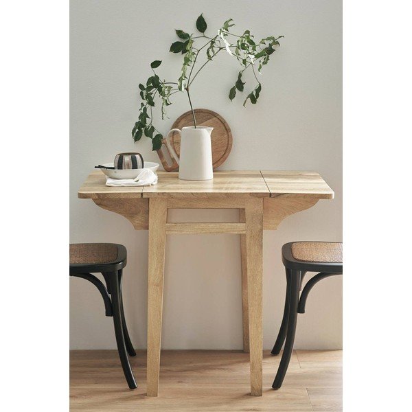 Pikendatav söögilaud mangopuidust pealispinnaga 43,5x60 cm Derri - Ellos Home-image-3