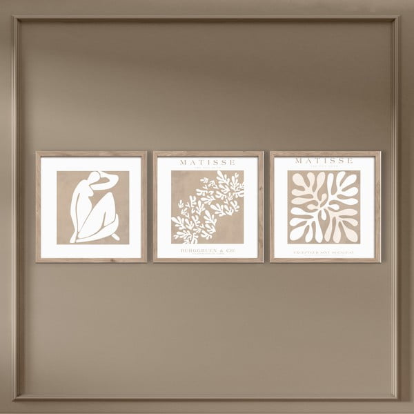 Maalid 3tk komplektis 30x30 cm Matisse – Styler-image-3