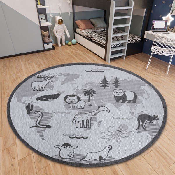Hall ümmargune vaip ø 120 cm Animal World - Hanse Home-image-2