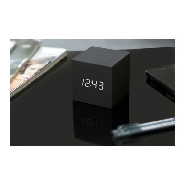 Must LED äratuskell Gravitry Cube Gravity Cube Click - Gingko-image-1