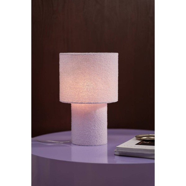 Lavendlivärvi riidest laualamp (kõrgus 44 cm) Aubra - Jotex-image-1