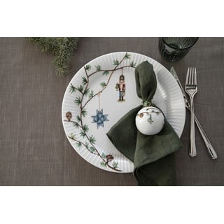 Valge portselanist taldrik jõulumotiiviga ø 27 cm Hammershøi Christmas – Kähler Design