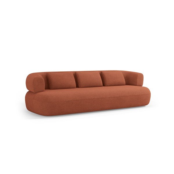 Terrakota bouclé kangast diivan 200 cm Jenny - Micadoni