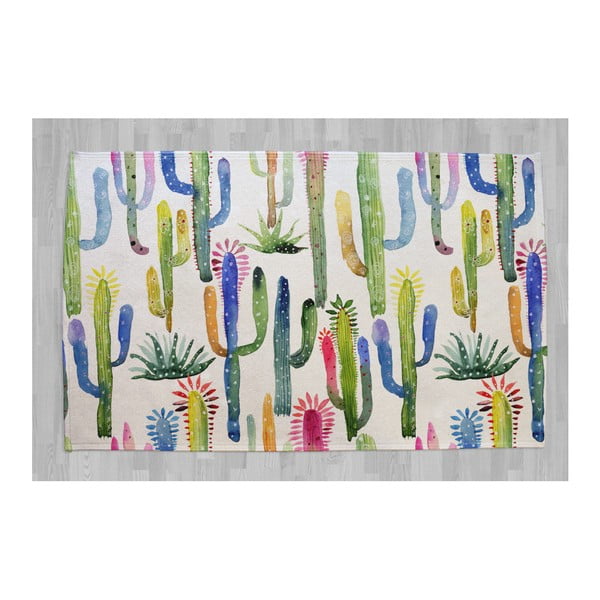 Koberec z čisté bavlny Surdic Cactus, 90 x 140 cm