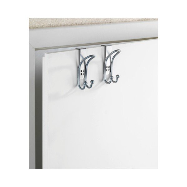 Komplekt 2 uksekonksu hõbedast Uksekonksu komplekt - Wenko-image-4