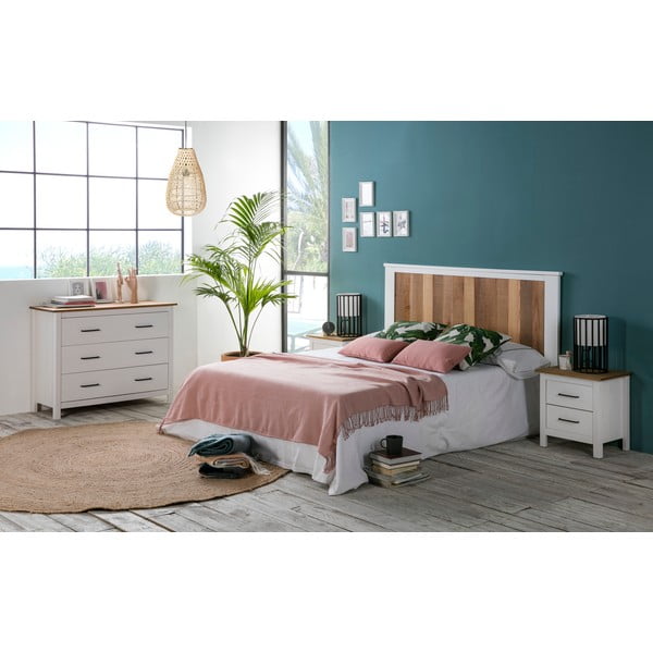 Valge puidust öökapp Miranda - Marckeric-image-1