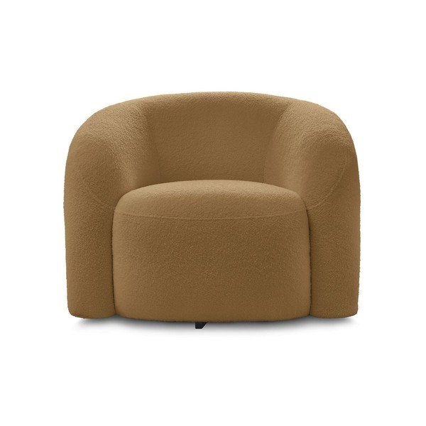 Sinepikarva buklee kangast pöörlev tugitool Elina - Bobochic Paris-image-3