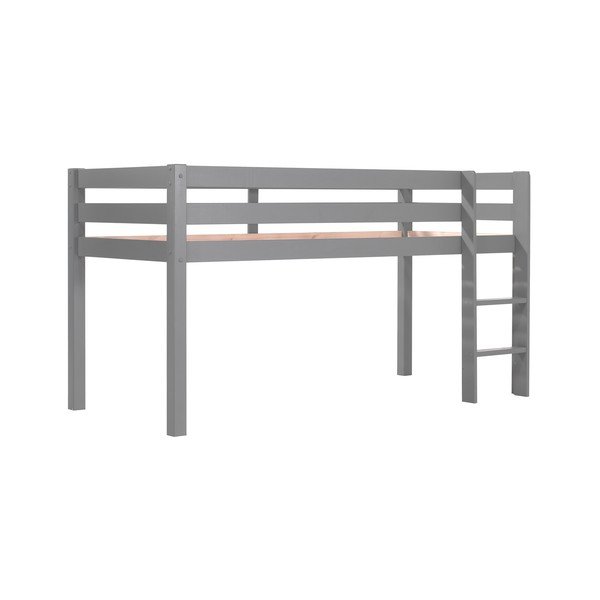 Hall tõstetud männipuidust lastevoodi 90x200 cm PINO - Vipack