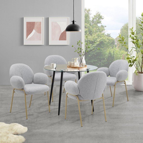 Helehallid söögitoolid 2tk komplektis Iwama - Støraa-image-1