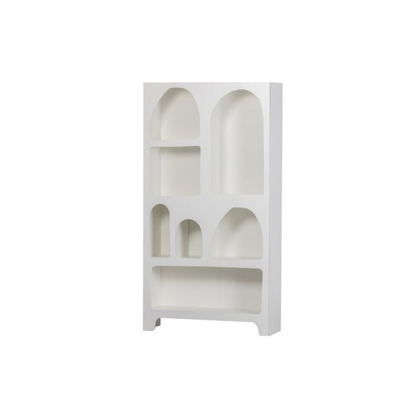 Valge raamaturiiul 95x180 cm Caz - WOOOD-image-1