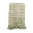 Roheline puuvillaseguga tekk 130x155 cm Velva - Bloomingville