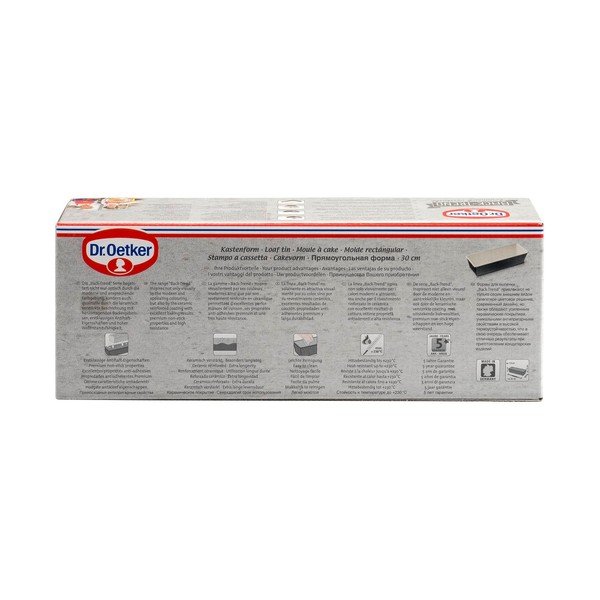 Keraamilise pinnaga terasest küpsisevorm , 31,5 x 12 cm - Dr. Oetker-image-3
