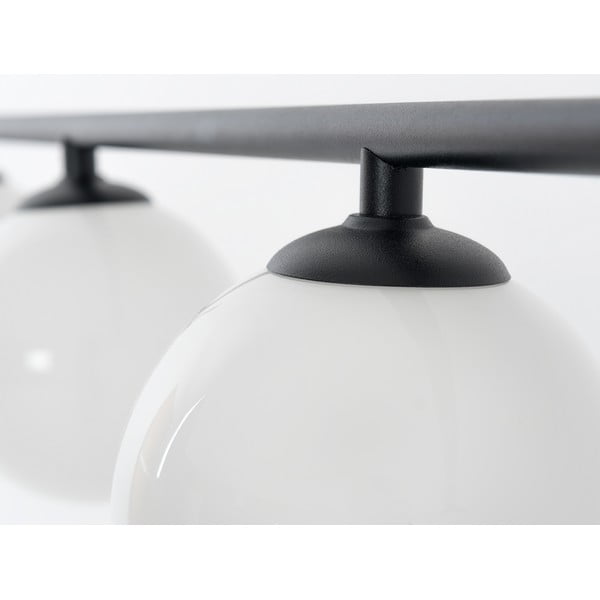 Must rippvalgusti klaasist lambivarjundiga 142x142 cm Catkin - CustomForm-image-3