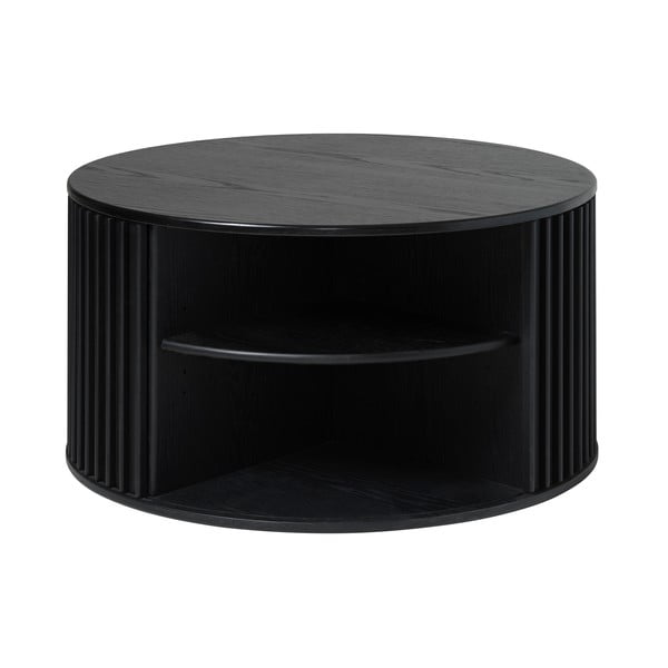 Must ümmargune kohvilaud ø 85 cm Siena - Unique Furniture-image-4