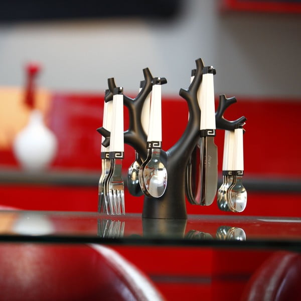 24dílná sada příborů se stojanem Vialli Design-image-1