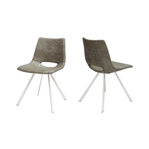 Sada 4 šedých židlí Canett Coronas-image-1