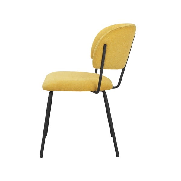 Kollased söögitoolid, 2 tk komplektis Claudia - Støraa-image-4