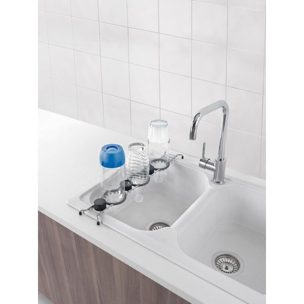 Terasest pudelite tilkumisalus hõbedane - Metaltex-image-1