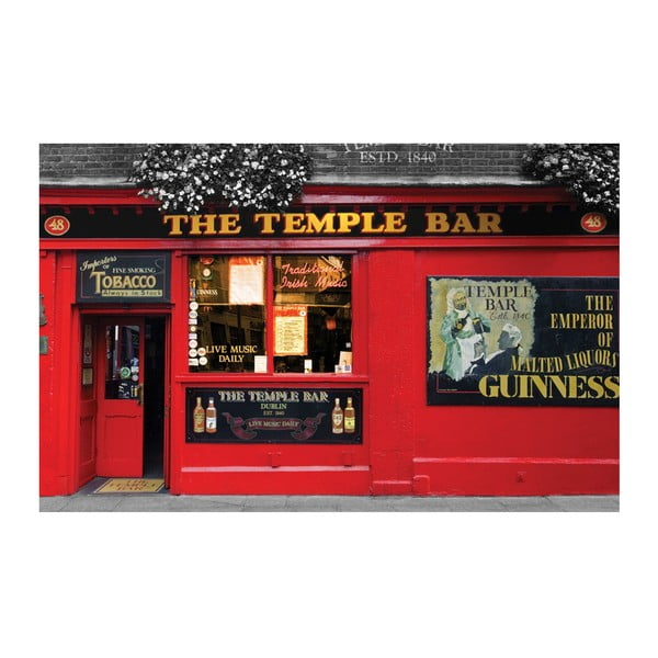 Temple Bar Dublin, 81x51 cm