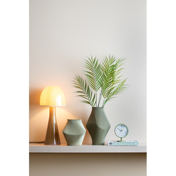 Ookerkollane lauavalgusti klaasist varjuga (kõrgus 45 cm) Bombin - Leitmotiv-image-1