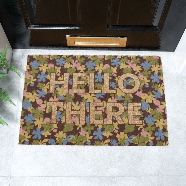Kookoskiududest matt 40x60 cm Hello There - Artsy Doormats-image-4