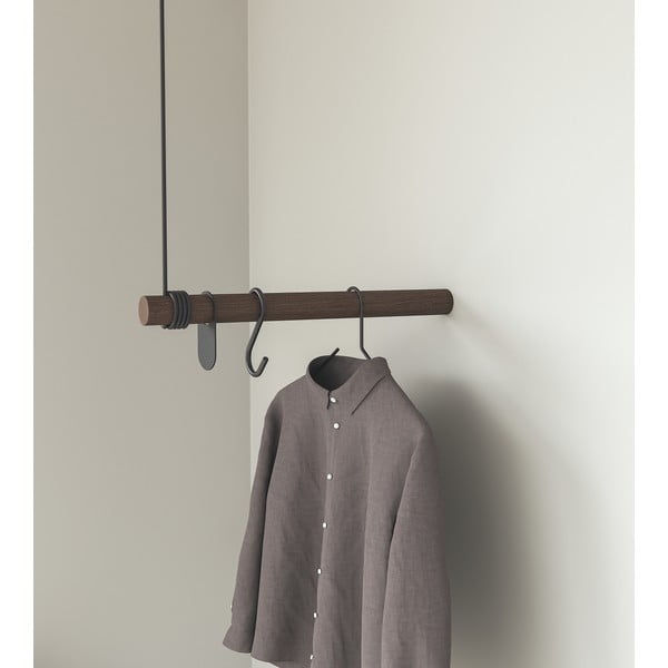 Pruun tammepuidust riidenagi 50 cm Swing - LIND DNA-image-2