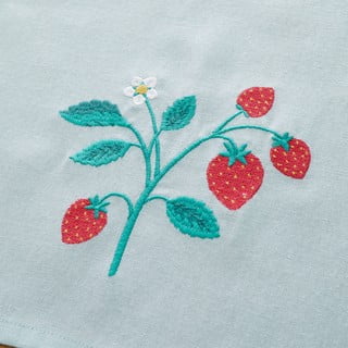 Puuvillane linik 32x220 cm Strawberry Garden - Catherine Lansfield