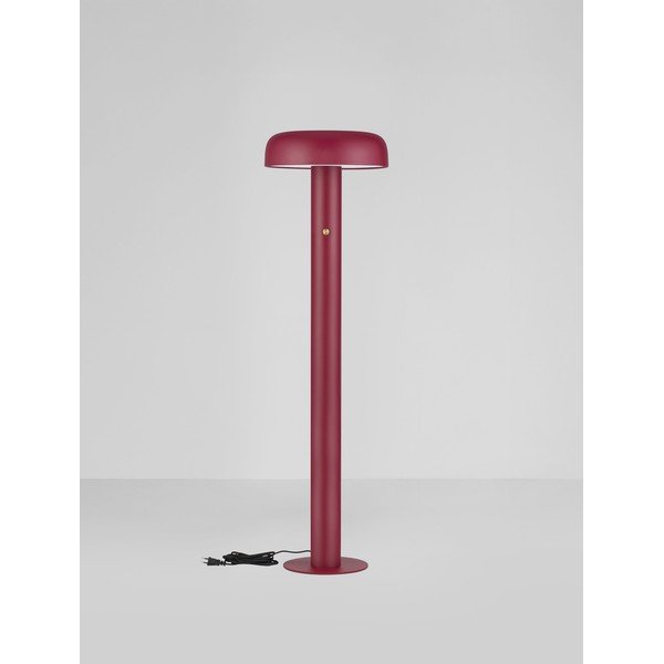 Burgundia värvi metallist hämardatav LED-põrandalamp (kõrgus 142 cm) Noelia - Nova Luce-image-3