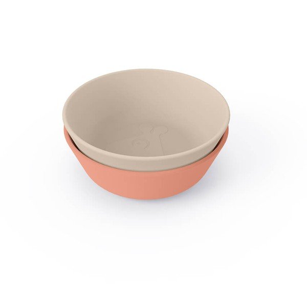 Oranž ja beež lastekaussid 2 tk komplektis ø 13,5 cm Raffi - Done by Deer-image-2