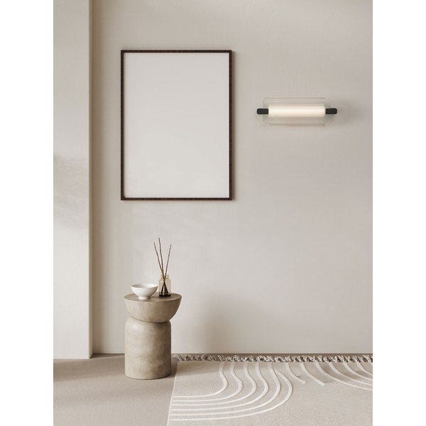 Mattmust klaasist LED-seinavalgusti Emery - Nova Luce-image-4