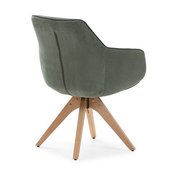 Rohelised pöörlevad söögitoolid 2tk komplektis Donatelo - Marckeric-image-3