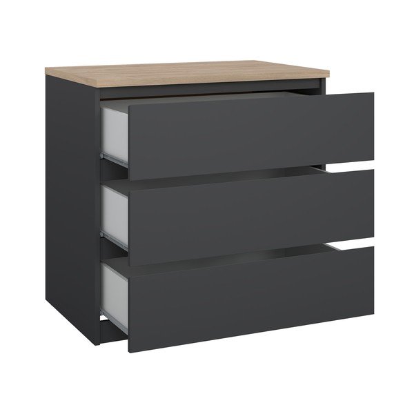 Tumehall kummut 77x76x50 cm Naia - Tvilum-image-3