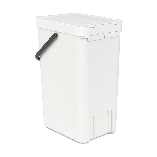 Koš Sort & Go 16 l, bílý-image-3