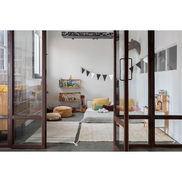 Ookerkollane puuvillane vaip 170x240 cm Twin Amber - Lorena Canals-image-4