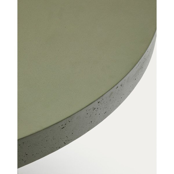 Betoonist ümmargune aiasöögilaud ø 120 cm Aiguablava - Kave Home-image-4