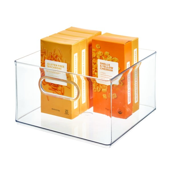 Läbipaistev hoiukarp iDesign The Home Edit, 25,4 x 25,3 cm - iDesign/The Home Edit-image-1