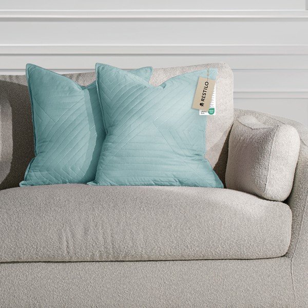 2 mikrokiust padjapüüri komplekt 45x45 cm Softa - Restilo-image-1