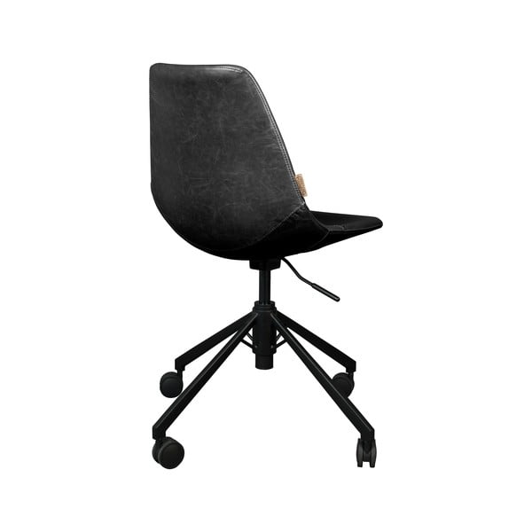 Must kontoritool ratastel Franky - Dutchbone-image-4